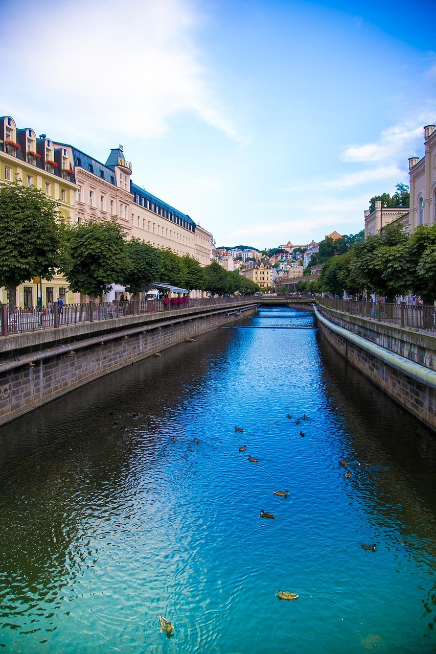 Karlovy Vary řeka Teplá