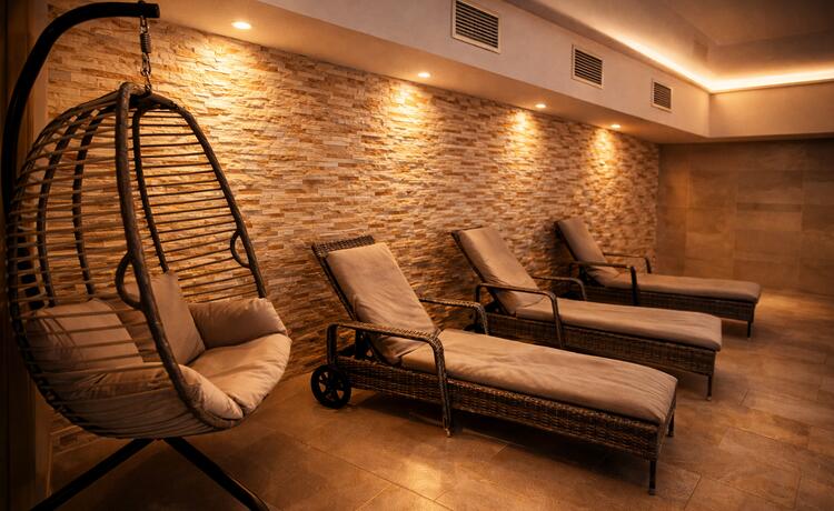 Wellness zóna u bazénu